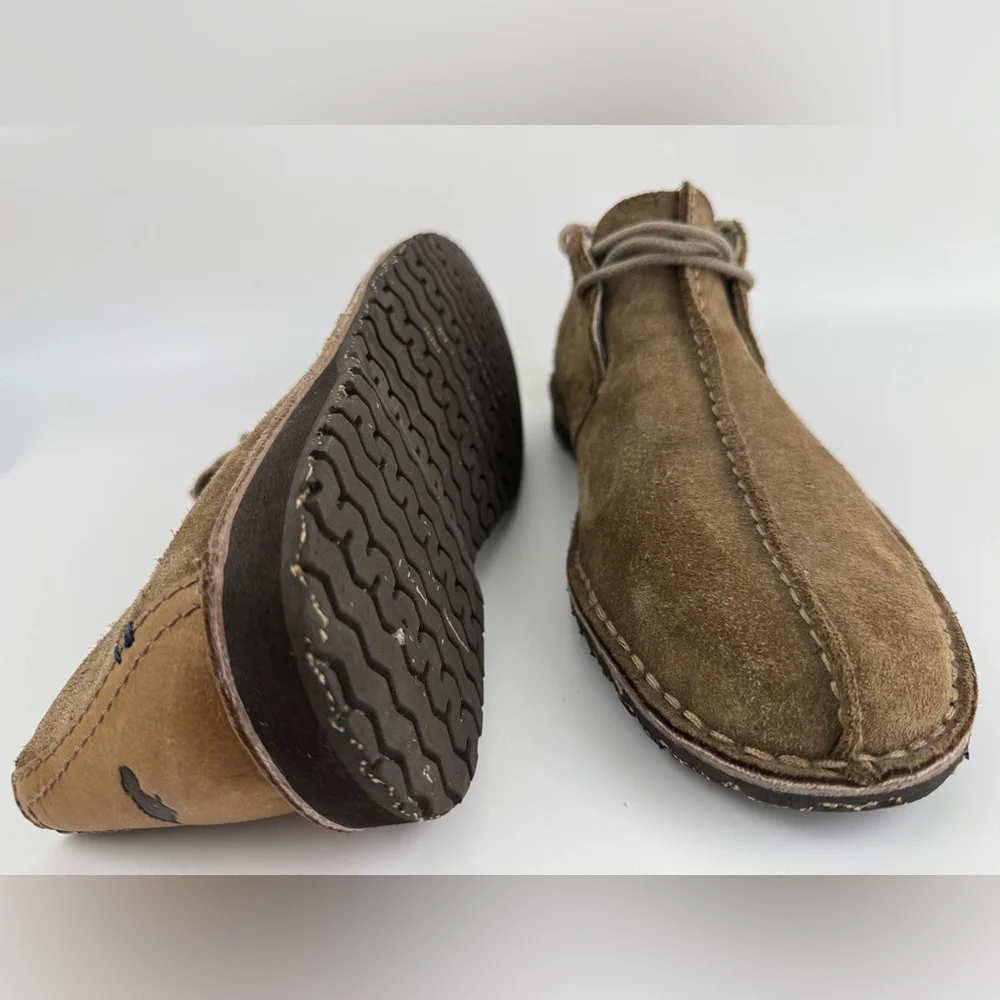 Men's Rocket Dog Tan-Brown Suede Chukka Style Boots, Size 10, 1-inch Heels